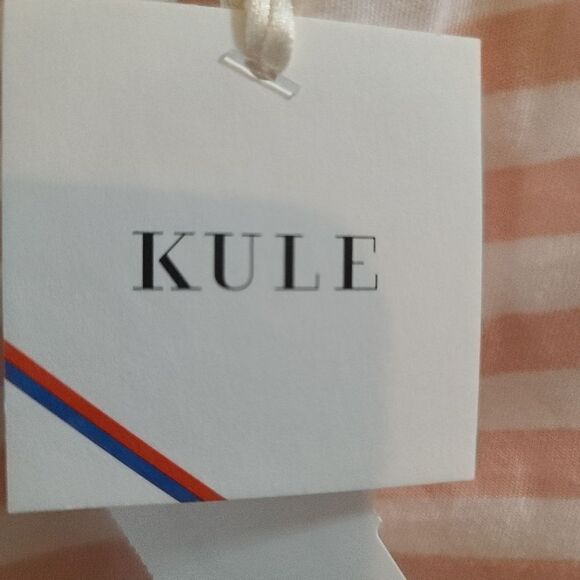 Kule The Charlotte Dress Pink and White XS NWT - Picture 4 of 10